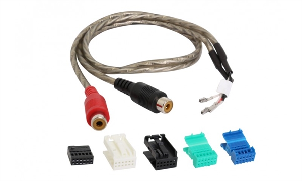 Quadlock MQS Universaladapter aux-in / LINE OUT