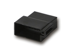 8 POLET ISO HAN STRØMSTIK, UDEN KONTAKTER