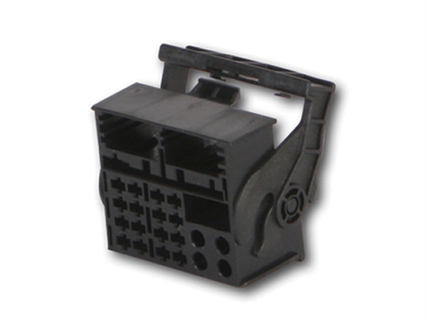 16/40 POLET QUAD-LOCK HUN, UDEN KONTAKTER. (TIL LÅSBARE MOST STIK)