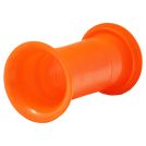 AEROPORT BASS REFLEX 75MM ORANGE (1 stk rør 75mm+ 2 ENDER)