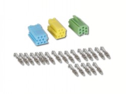 MINI-ISO-Sæt 1xBlå,1xGrøn,1xgul, MED KONTAKTER