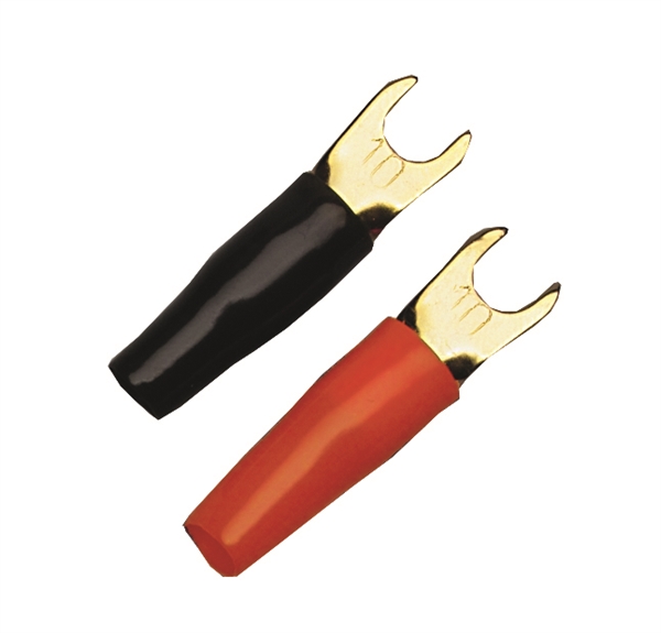 SINUS LIVE KSI 10 P10. 10STK GAFFELSKO TIL 10MM2 KABEL (5rød og 5sort)