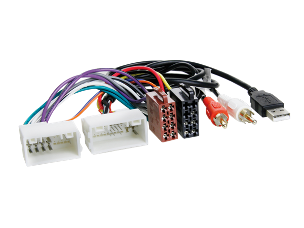 ISO STIK M/USB-AUX BIBEHOLDELSE HYUNDAI/KIA 2008 >