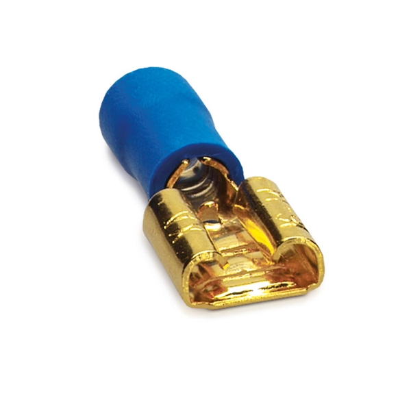 SINUS LIVE FS 6,3-2,5 10 STK BLÅ 6,3 TIL 2,5mm²