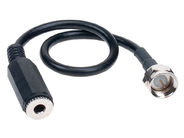 TV ADAPTER 3,5MM JACK TIL TV (F-PLUG)