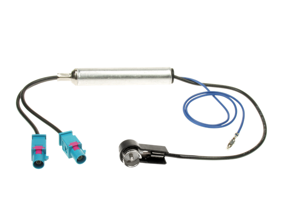 STANDART 2 X FAKRA (HAN) TIL ISO (HAN) 12V PHANTOM ADAPTOR