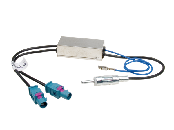 PRO 2 X FAKRA (HAN) TIL DIN (HAN) 12V PHANTOM ADAPTOR