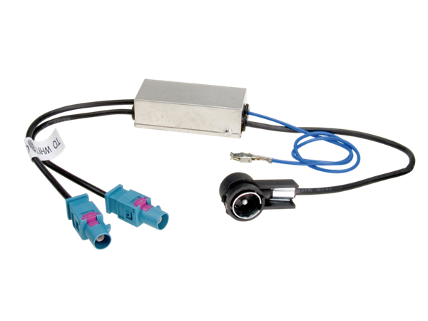 PRO 2 X FAKRA (HAN) TIL ISO (HAN) 12V PHANTOM ADAPTOR