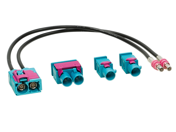 OEM KIT FAKRA HUN TIL 2x SINGLE ELLER DOBBELT FAKRA HAN