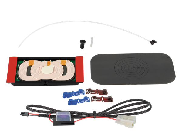 INBAY® UNIVERSAL 3 COIL 12V 5W QI TRÅDLØS OPLADNING MED STATUS LYSLEDER