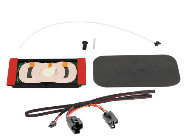 INBAY® CIGARET STIK 3 COIL 12V 5W QI TRÅDLØS OPLADNING MED STATUS LYSLEDER