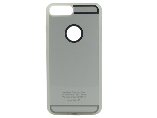 INBAY® OPLADNINGS COVER IPHONE 6PLUS/7PLUS SØLV