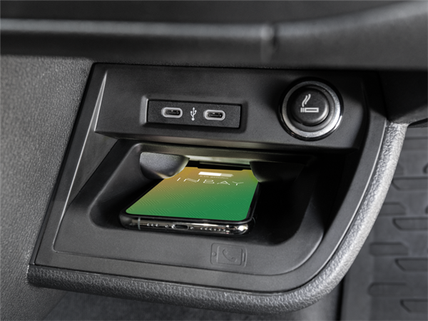 INBAY® QI TRÅDLØS OPLADNING 15W VW T6.1 2019> 