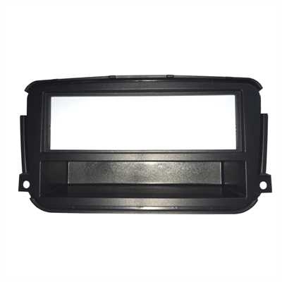 1-DIN MED FAST AFLÆGGERUM SMART FORTWO, 2010>, SORT