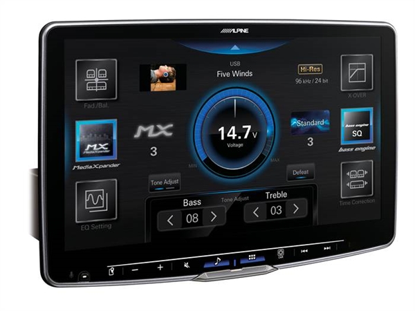 ALPINE HALO11 ILX-F115D TRÅDLØS CARPLAY, ANDROID AUTO,WIFI,DAB+