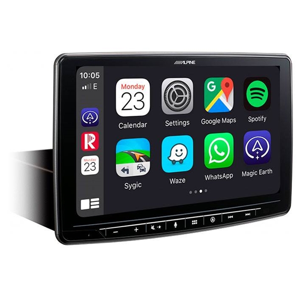 ALPINE HALO9 INE-F904D CARPLAY, ANDROID MED INDB NAVIGATION