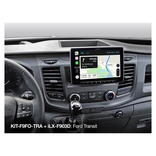 KIT-F9FO-TRA ALPINE 9" MONTERINGSSÆT FORD TRANSIT CUSTOM 2018->