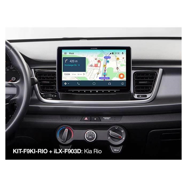 KIT-F9KI-RIO ALPINE 9" MONTERINGSSÆT KIA RIO 2017 >