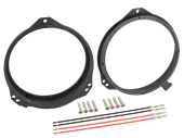 HØJTTALER RAMMER PLUG AND PLAY BMW/MB/NISSAN/OPEL/RENAULT 165MM