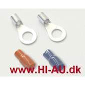 RINGTERMINAL 10MM2 4 STK 8,5MM 2 RØDE 2 BLÅ