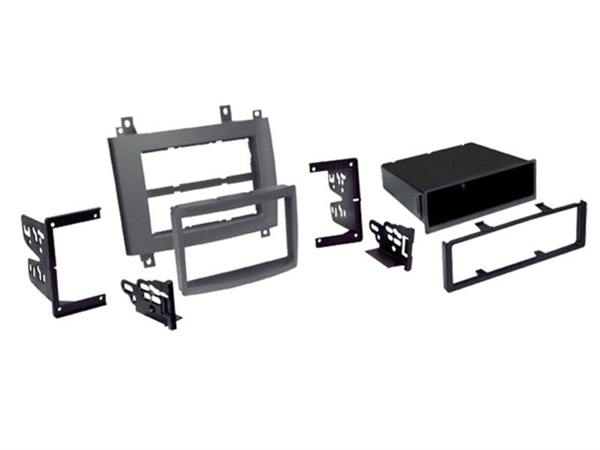 PROFF 1/2-DIN RADIORAMME CADILLAC CTS/SRX 2004 > GRÅ