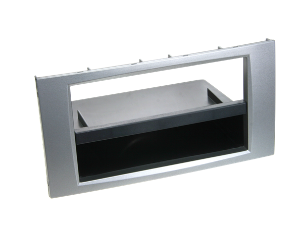 DOBBEL DIN RAMME FORD DIVERSE MODELLER, SØLV PERFEKT FIT