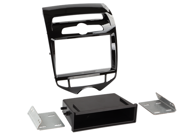 DOBBEL DIN RAMME HYUNDAI IX20 2010> til AUTOMATISK KLIMA PIANO SORT