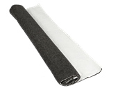 BEKLÆDNINGSFILT ANTRAZIT 0,7 X 1,4 M MED LIMBAGSIDE