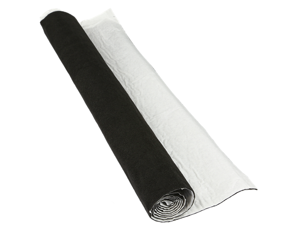 AUDIO SYSTEM MQ-BL BEKLÆDNINGSFILT SORT 0,7 X 1,5 M MED LIMBAGSIDE