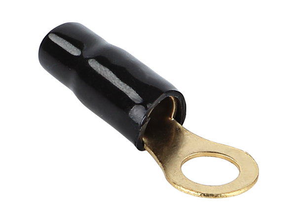 RINGKABELSKO 10 MM2 SORT M10 (50 STK. GULD)