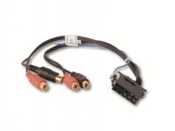 RCA UDGANG - 10 PIN ISO - (BLAUPUNKT,GRUNDIG,BECKER,PHILLIPS)