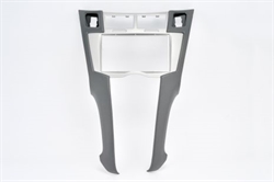 DOBBEL DIN RAMME TOYOTA YARIS SØLV-SORT