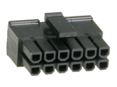 MOLEX MICROFIT HUN 12 PIN UDEN KONTAKTER