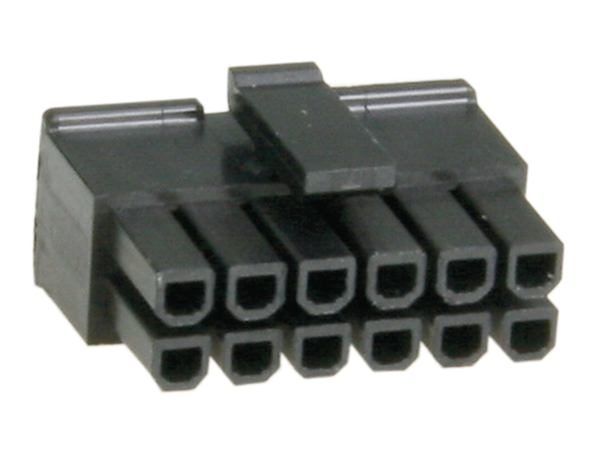 MOLEX MICROFIT HUN 12 PIN UDEN KONTAKTER