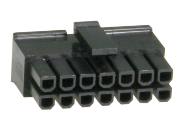 MOLEX MICROFIT HUN 14 PIN UDEN KONTAKTER
