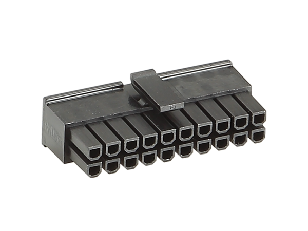 MOLEX MICROFIT HUN 20 PIN UDEN KONTAKTER