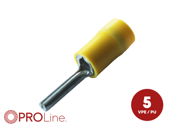 STIFT KABELSKO GUL 4,0-6,0MM² (5 STK. I BLISTER)