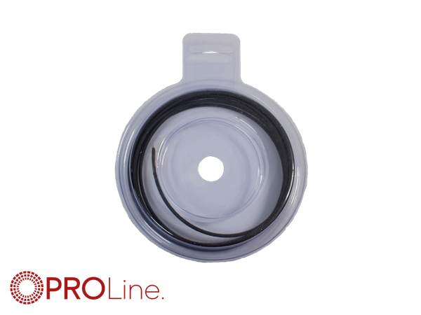 SORT KRYMPEFLEX Ø 1,1mm 2:1 2 METER I BLISTER