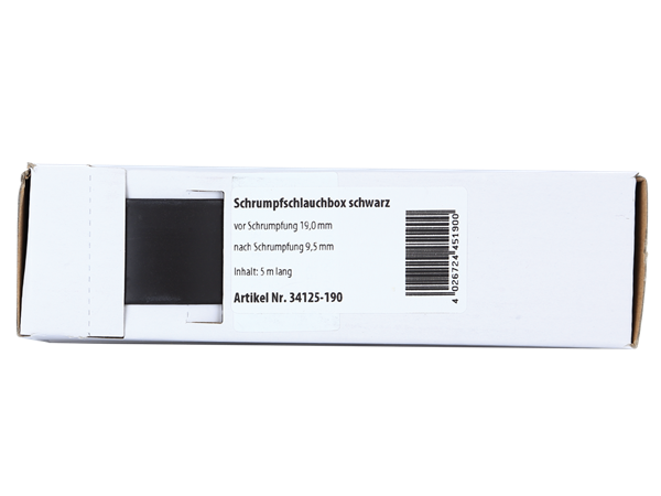 SORT KRYMPEFLEX Ø 19mm  5 meter