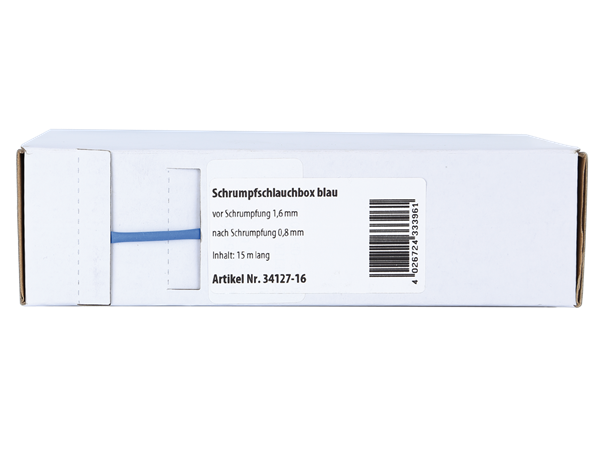BLÅ KRYMPEFLEX Ø 1,6mm  15 meter