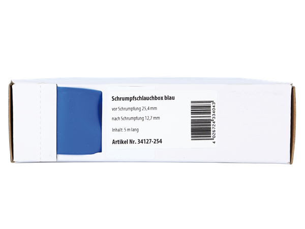 BLÅ KRYMPEFLEX Ø 25,4mm  5 meter