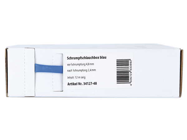 BLÅ KRYMPEFLEX Ø 4,8mm  12 meter