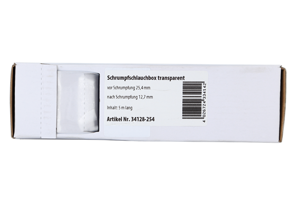 TRANSPARANT KRYMPEFLEX Ø 25,4mm  5 meter