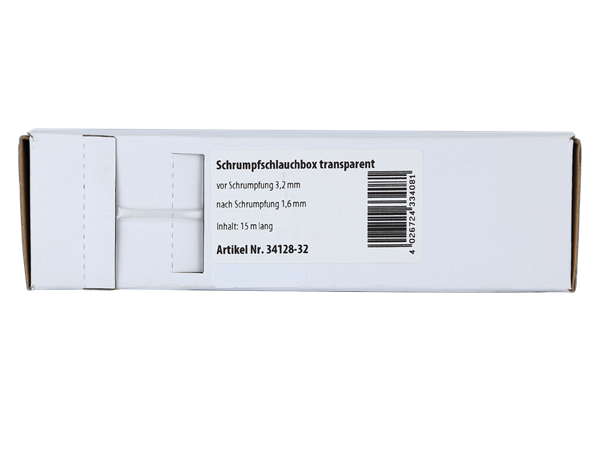 TRANSPARANT KRYMPEFLEX Ø 3,2mm  15 meter