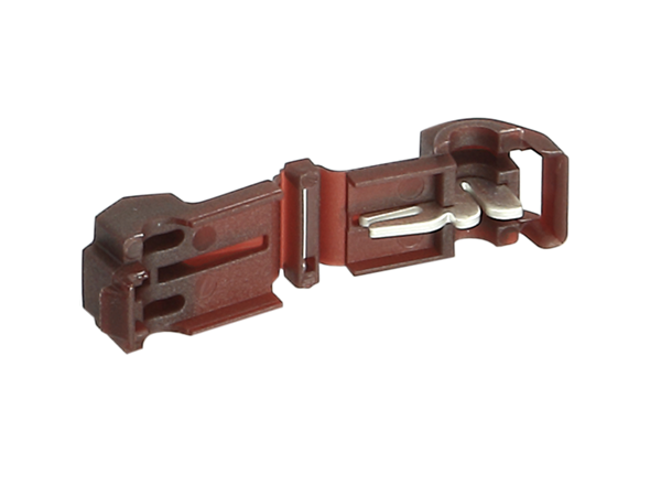 RØD 0,5 - 1,5mm² STRØMTYVE MED UDGANG FOR SPADESTIK 100 STK.