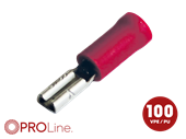 KABELSKO 2,8MM RØD HUN 0,5-1,5MM² 100 STK