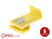 STRØMTYV GUL 4,0mm²-6,0mm² 5 STK I BLISTER