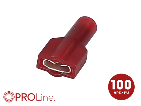 KABELSKO 6,3MM HUN FULD ISOLERET 0,5-1,5MM² 100 STK