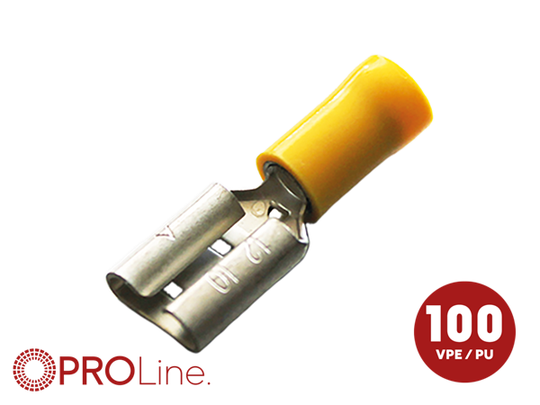 KABELSKO 9,5MM GUL HUN 4,0-6,0MM² 100 STK