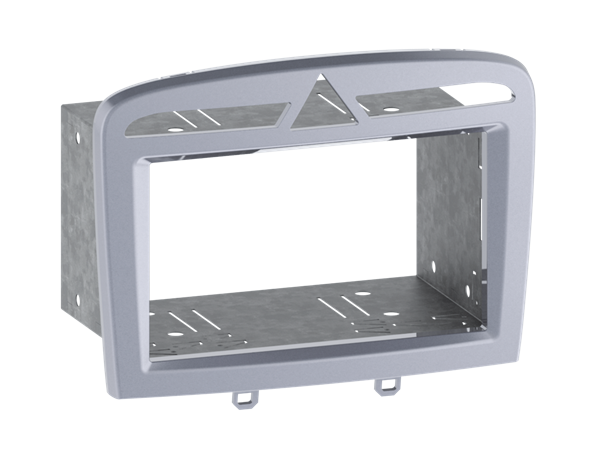 2DIN RADIORAMME PEUGEOT 308, VARM SØLV